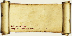 Jasmina Gojsović vizit kartica